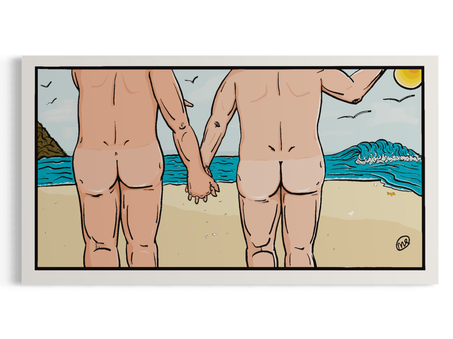 Suns Out, Buns Out - Art Print