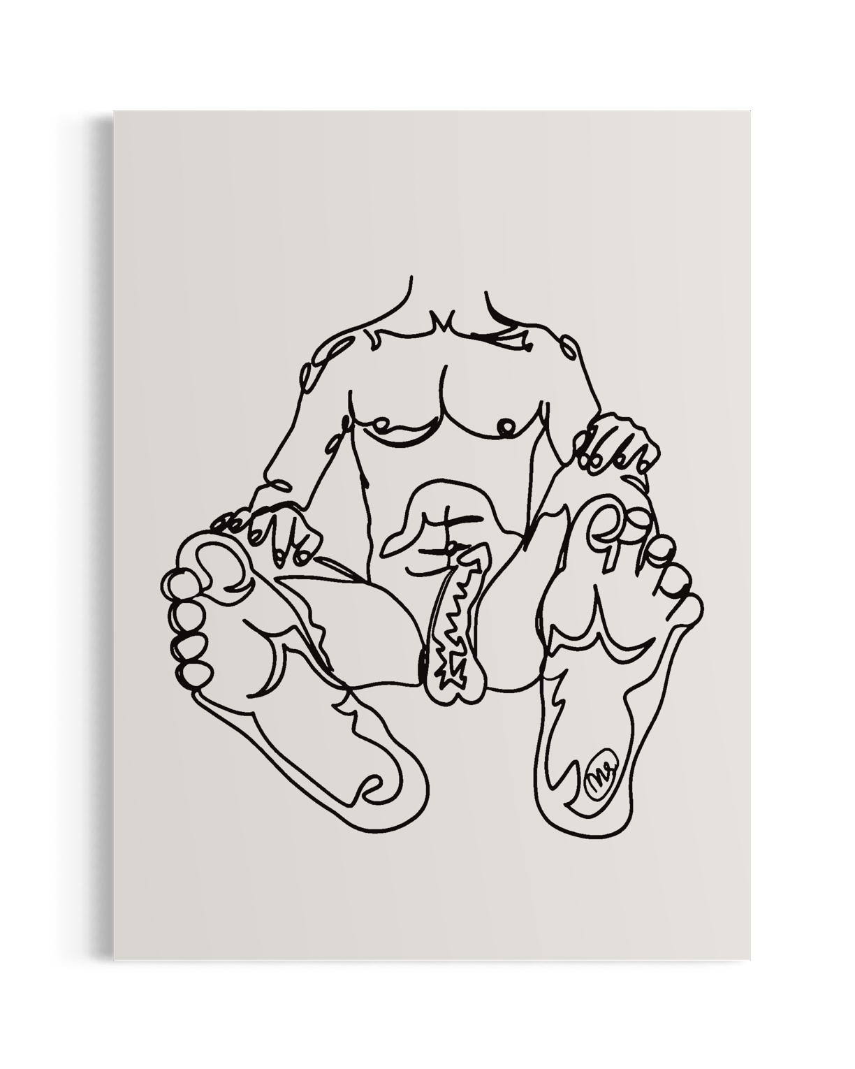 Feet First - Art Print