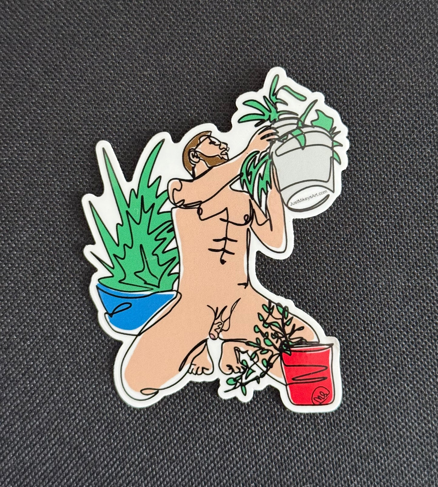 Daddy & Plants - Vinyl Sticker