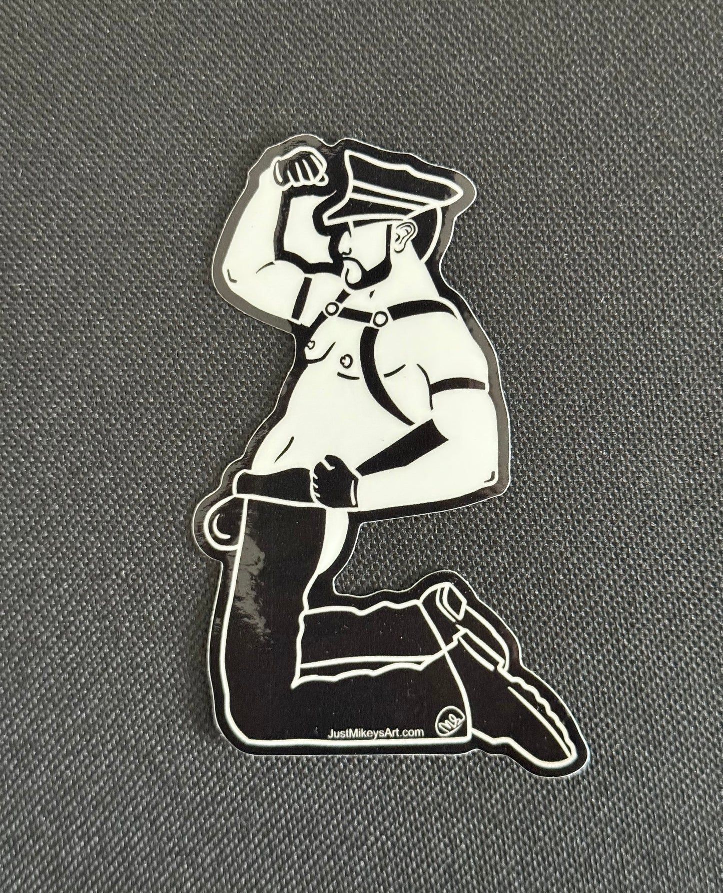Leather Daddy Bulge - Vinyl Sticker