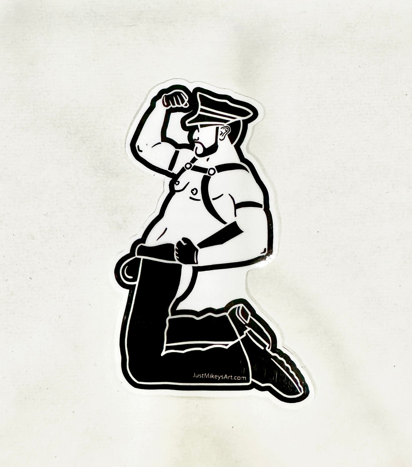 Leather Daddy Bulge - Vinyl Sticker