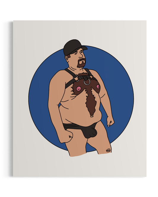 Leather Bear - Art Print