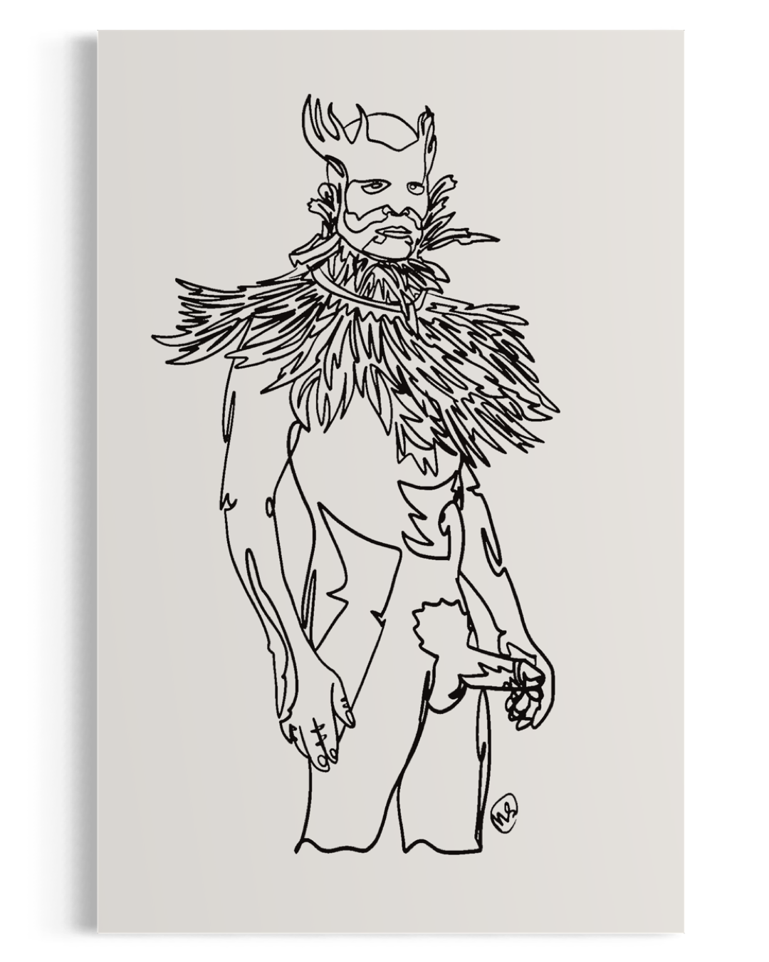 Raven King - Art Print