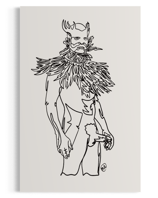 Raven King - Art Print