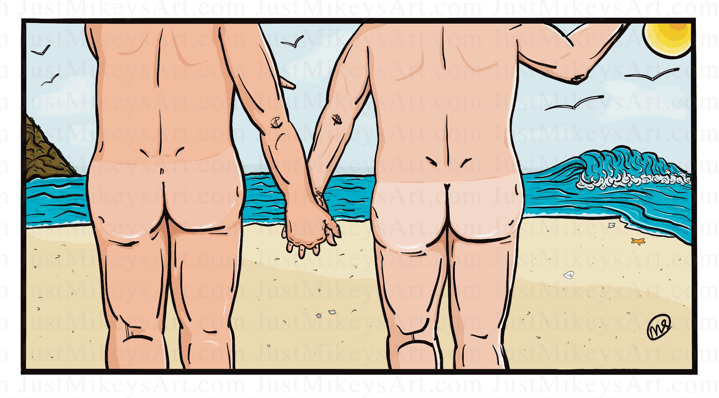 Suns Out, Buns Out - Art Print