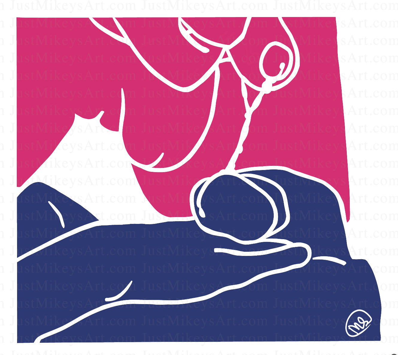 Sticky Love - Art Print