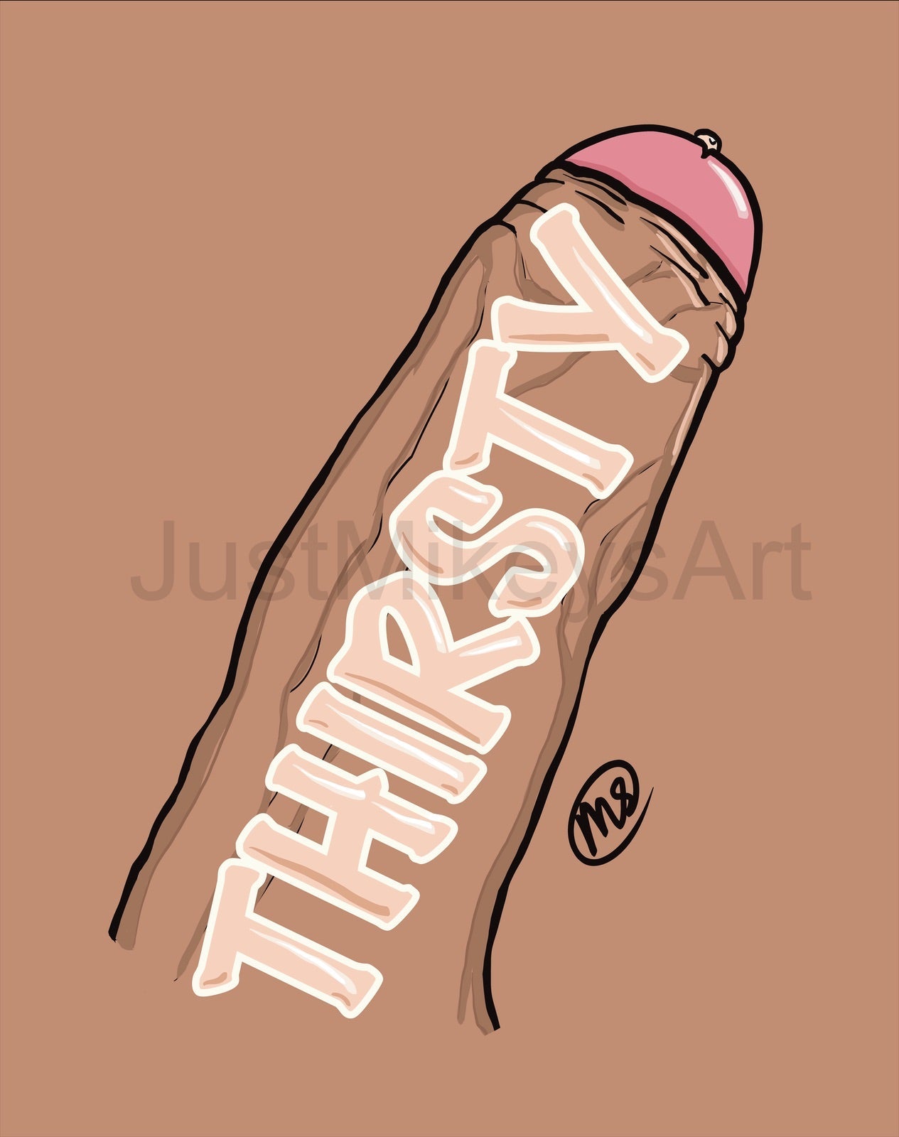 Thirsty - Vinyl Sticker