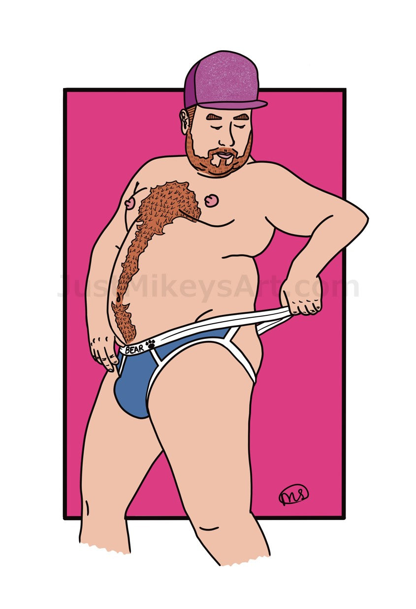 Bear Strap - Framed Art