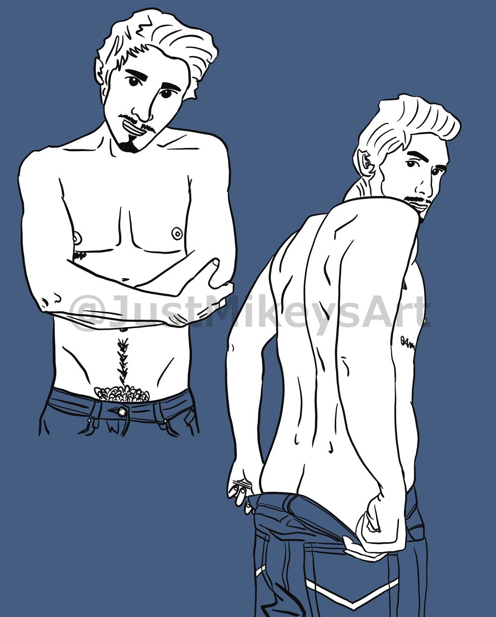 Boy Blue - Framed Art