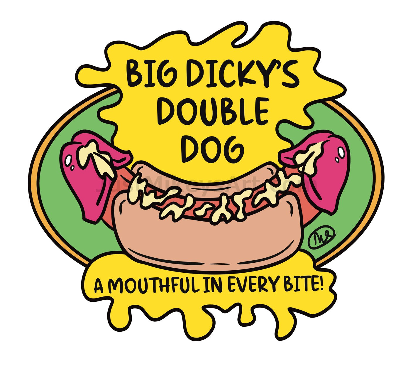 Double Dog - Framed Art