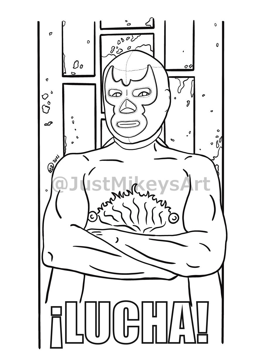 Lucha - Framed Art