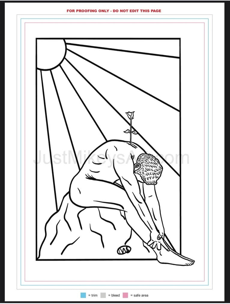Daddy Daycare Adult Coloring book