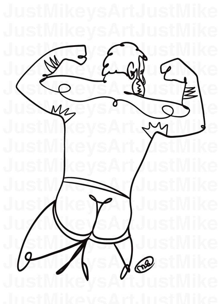 Bear Flex - Art Print