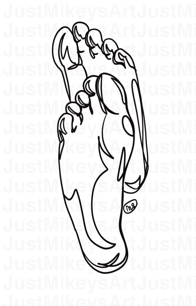 Feet - Art Print