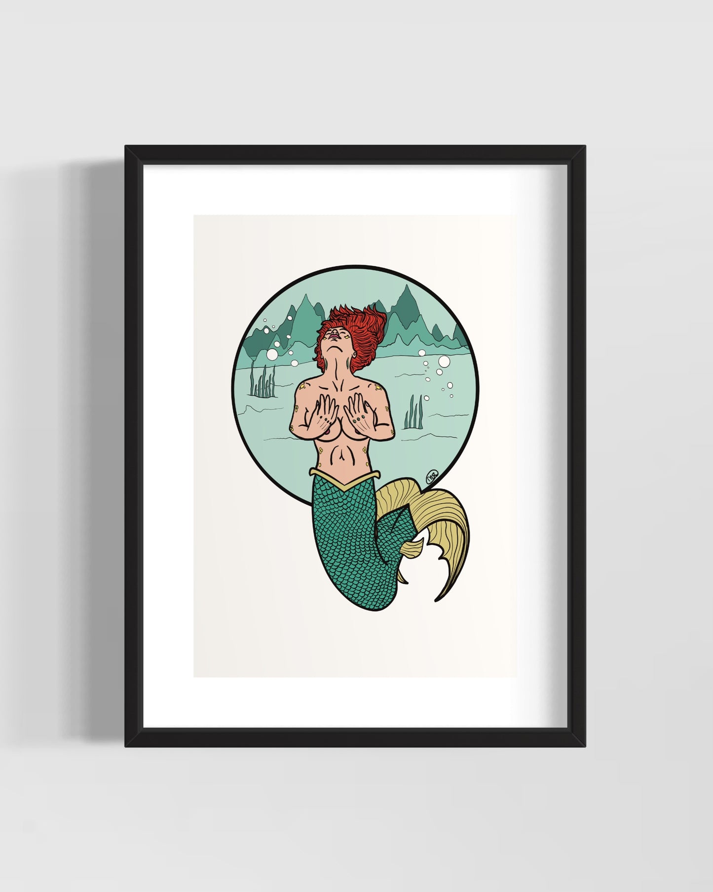 Lady of the Sea - Framed Art