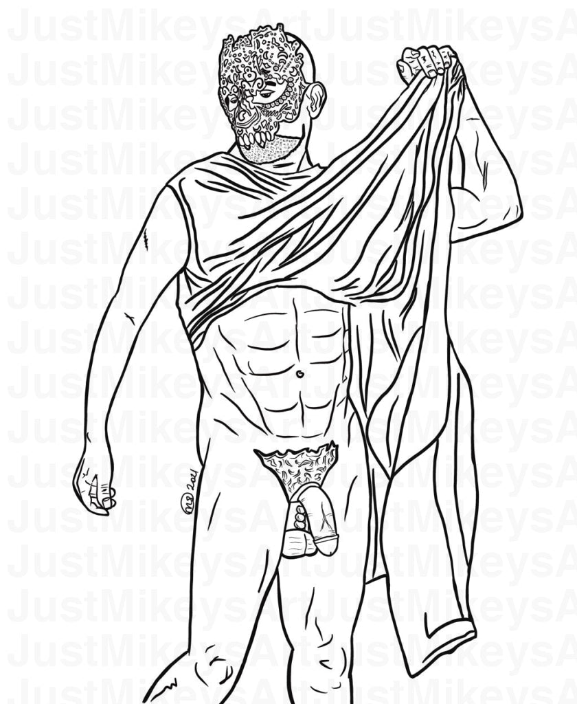 Masquerade - Postcard W/ Envelope B&W 5 X 7 With Postcards
