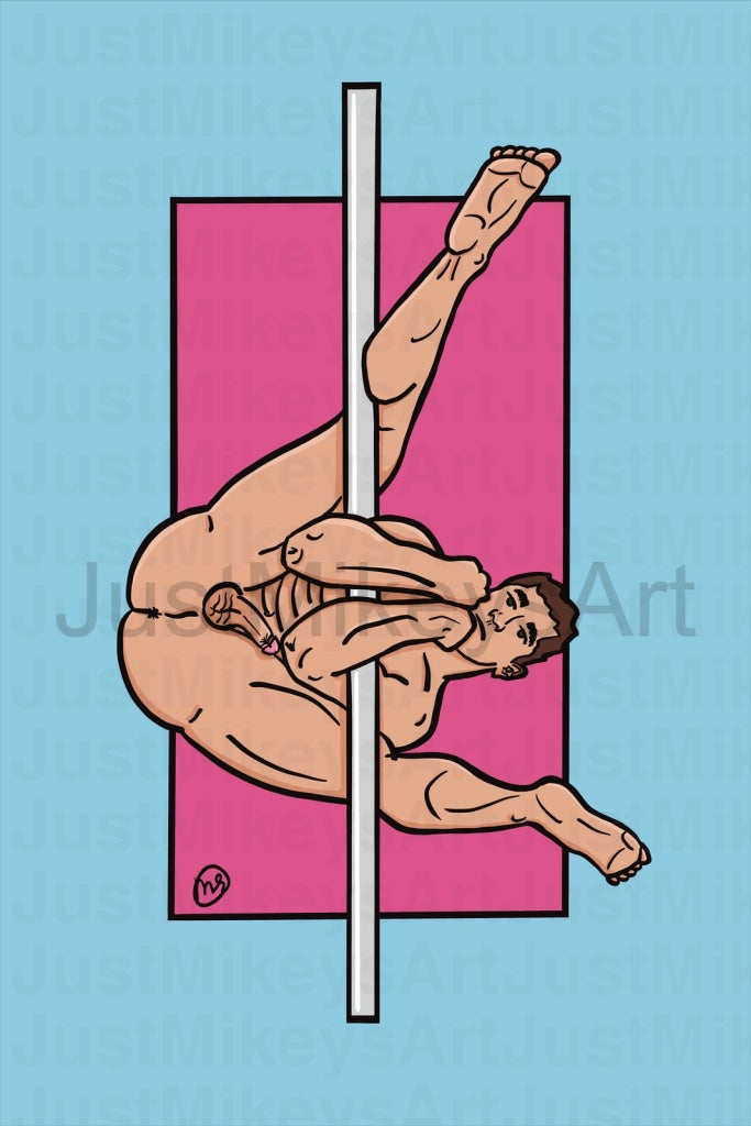 Pole Dancer - Postcard W/ Envelope Postcards