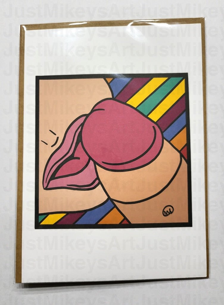 Taste The Rainbow - Postcard W/ Envelope 5 X 7 With Postcards