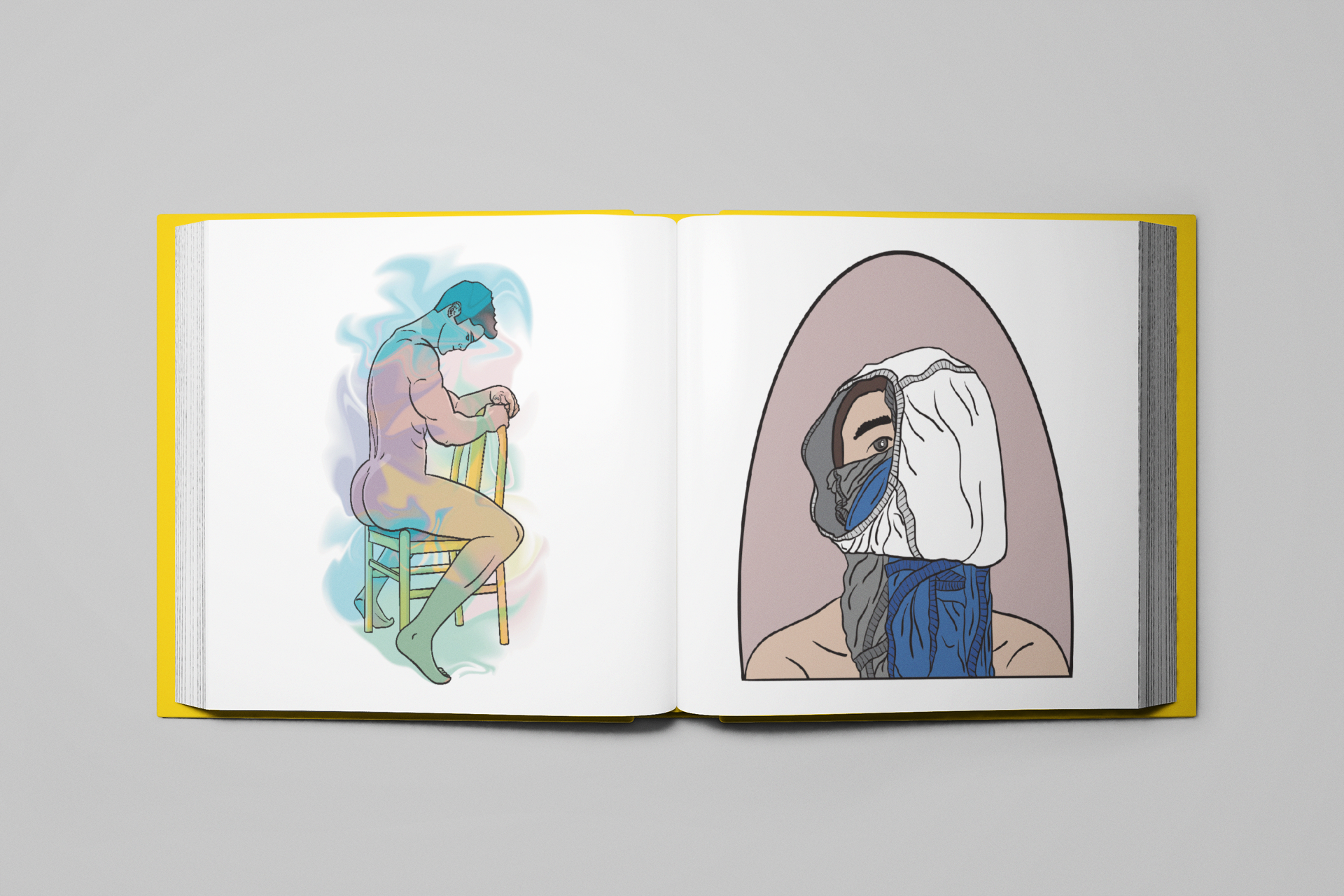 Interior pages sample. Full-color images