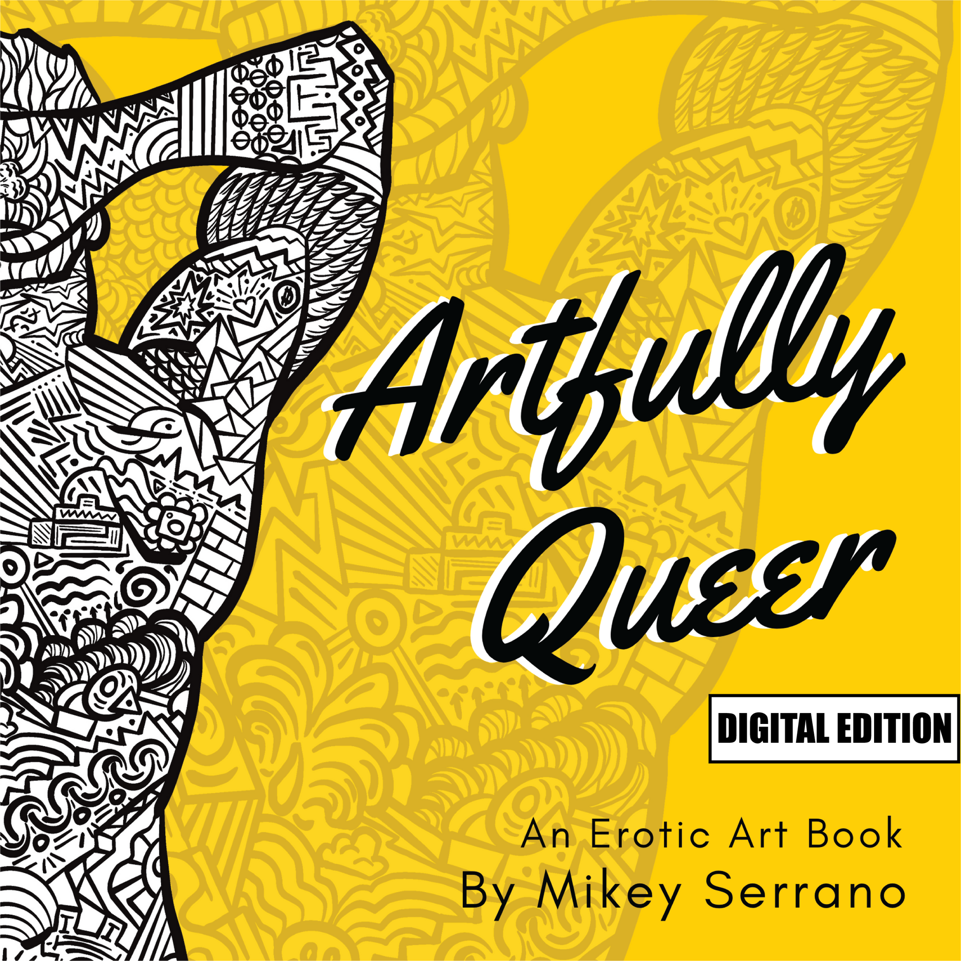 Artfully Queer Digital Edition Artbook - Front Cover