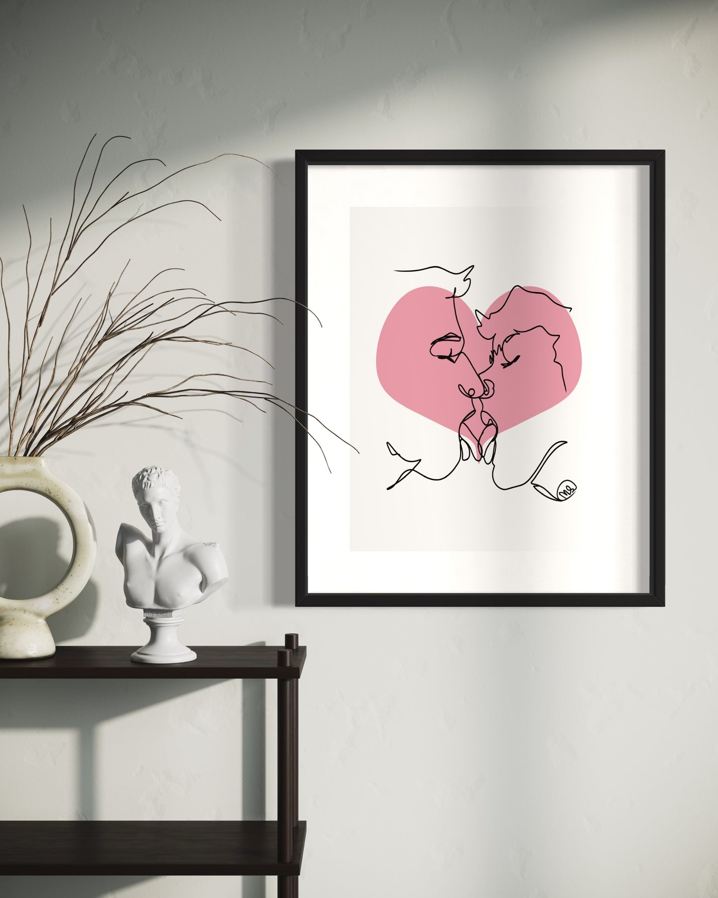 Love Kiss - Framed Art