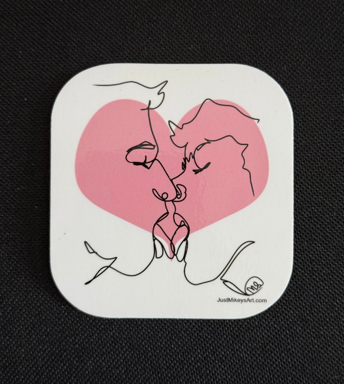 Kiss Love  - Vinyl Sticker