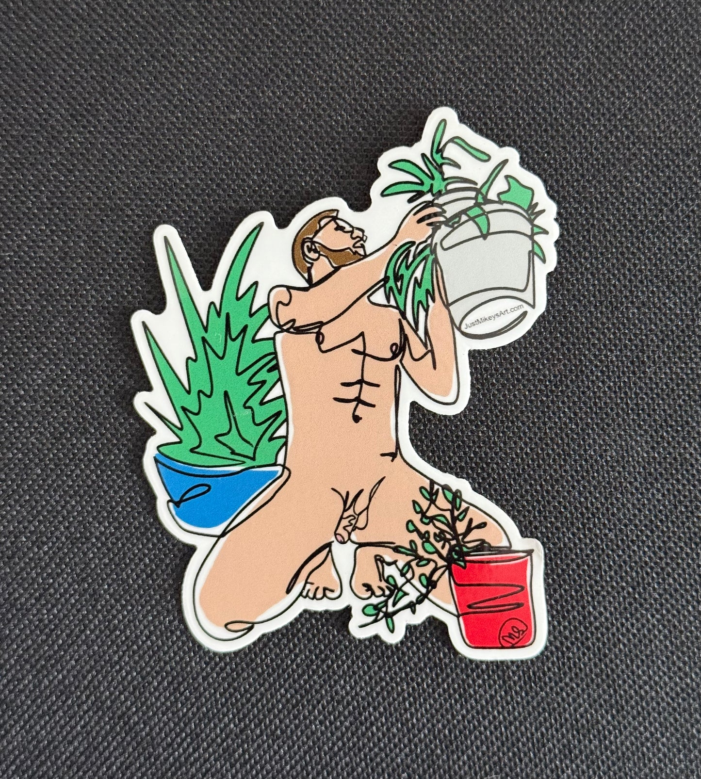 Daddy & Plants  - Vinyl Sticker