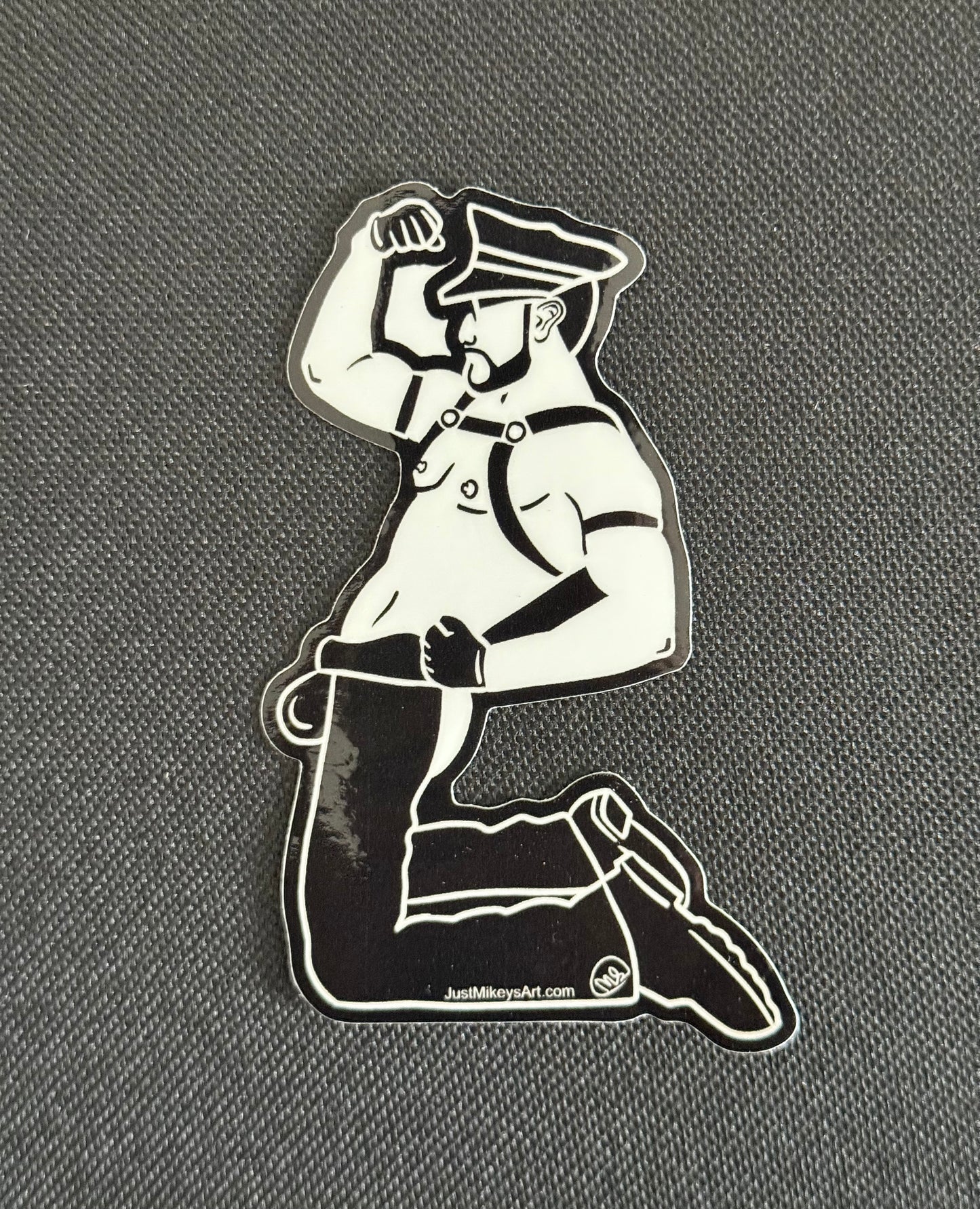 Leather Daddy Bulge  - Vinyl Sticker