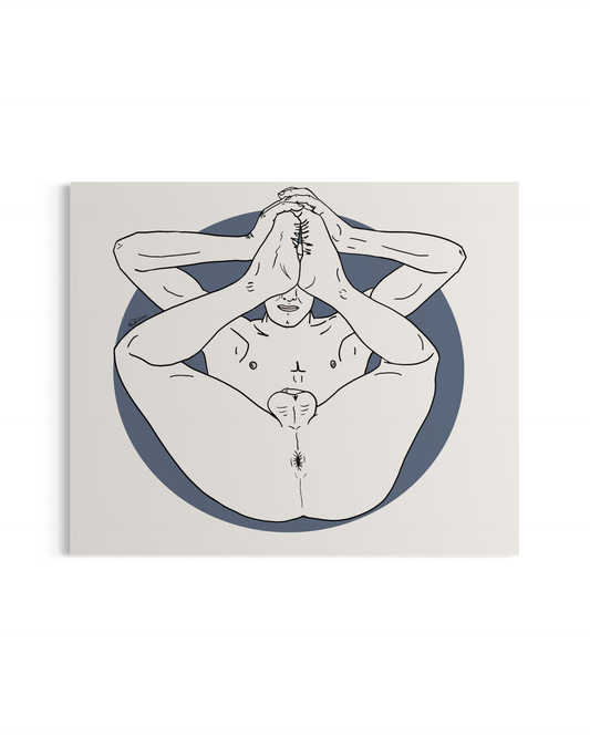 Nude Yoga - Art Print