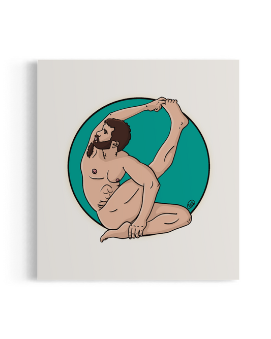 Nude Yogi - Art Print