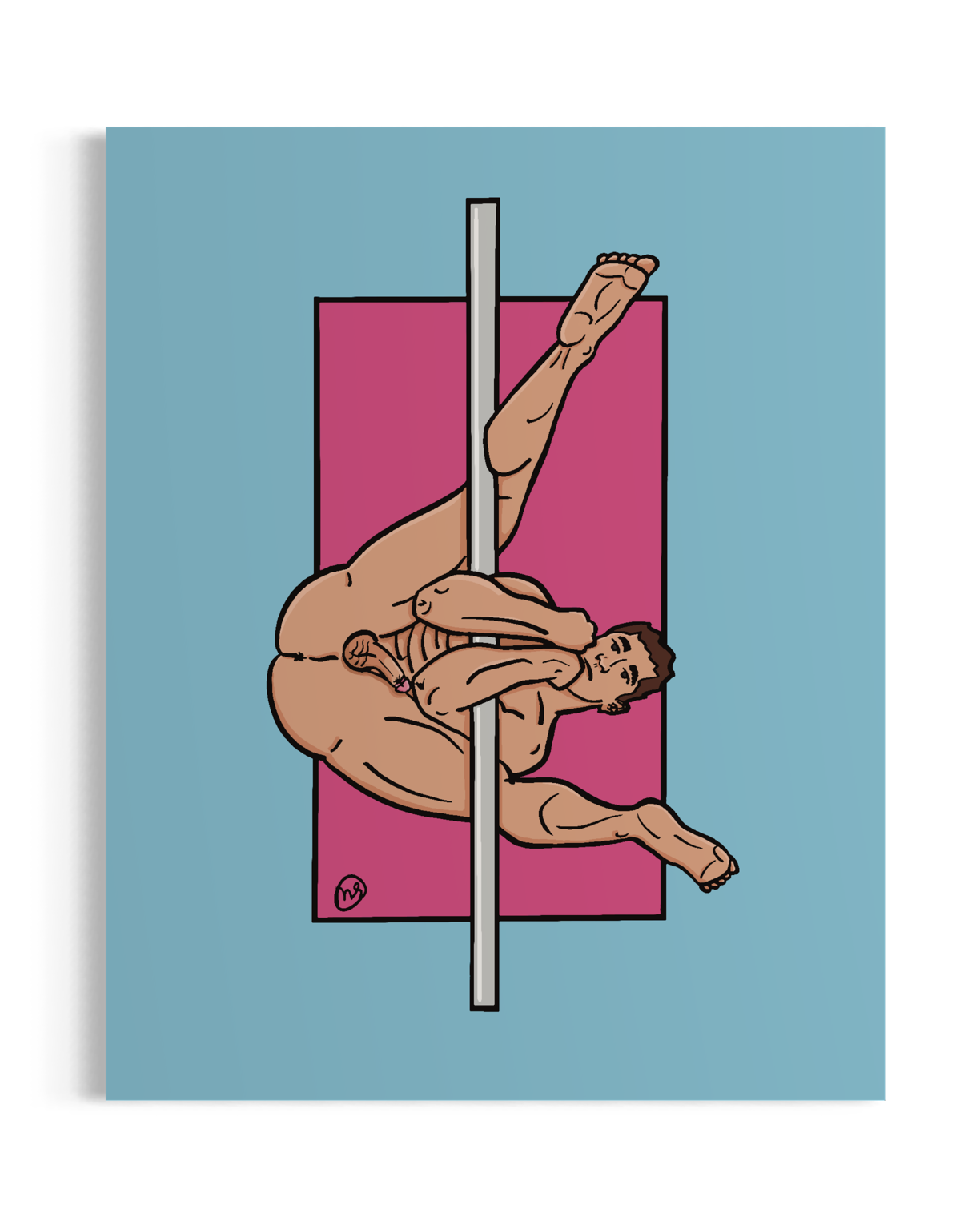 Pole Dancer - Art Print