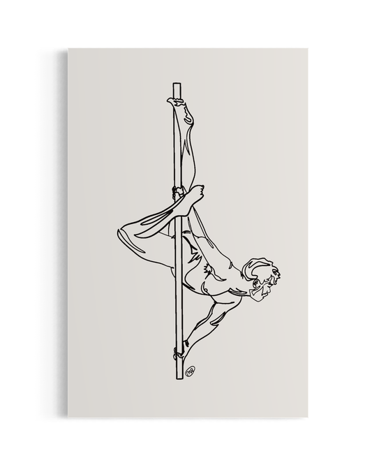 Pole Work - Art Print