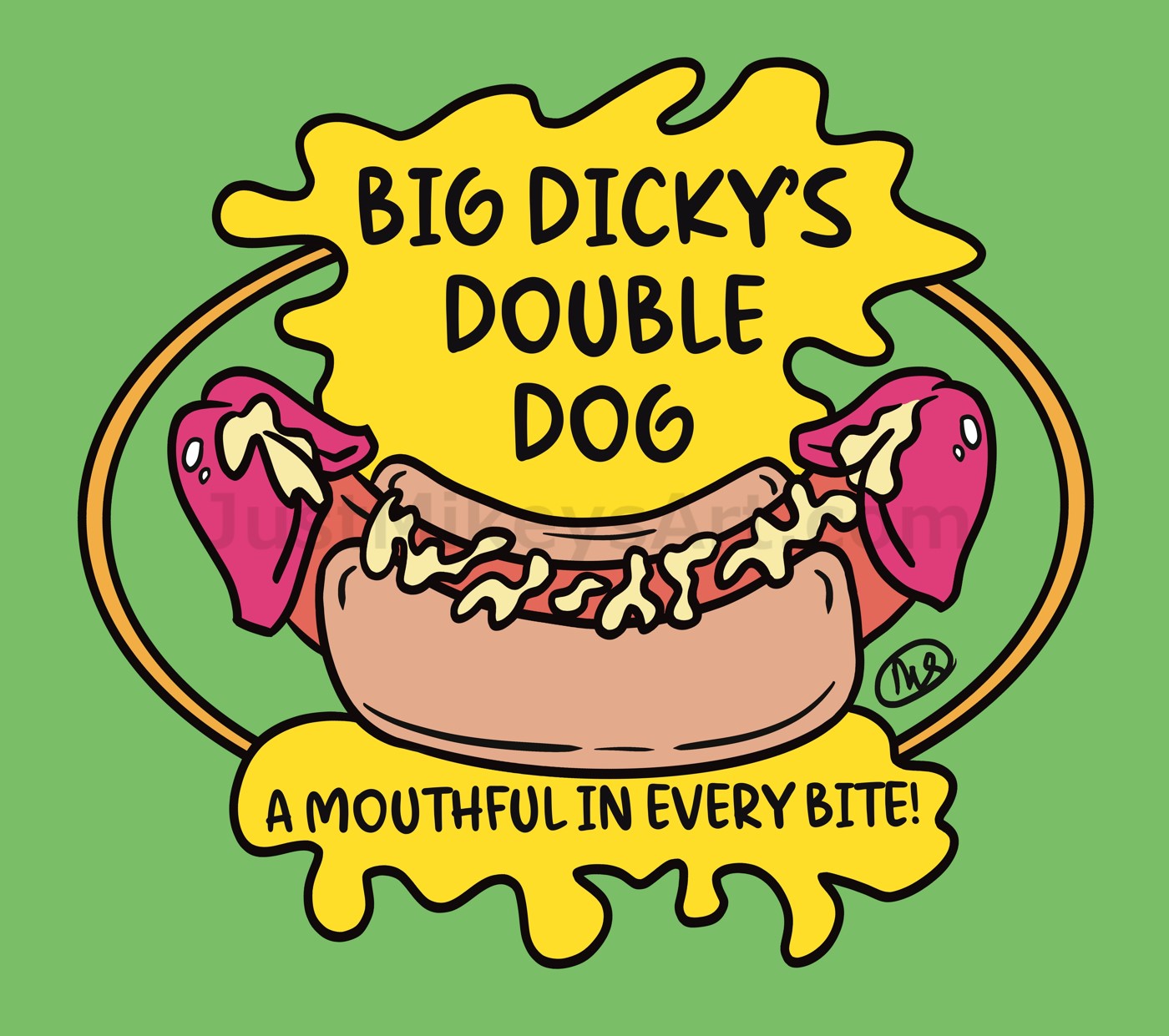 Double Dog - Vinyl Sticker