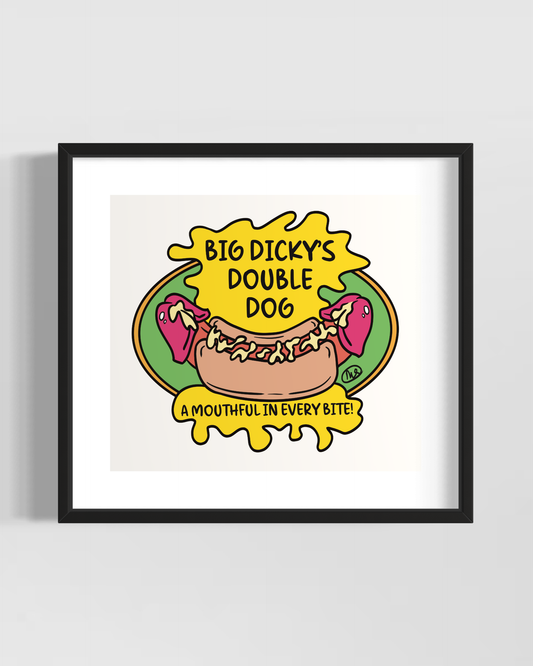 Double Dog - Framed Art