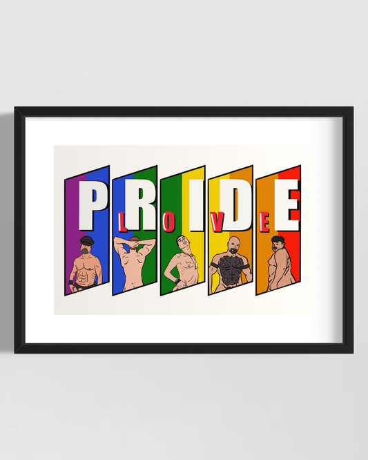 Pride Love - Framed Art