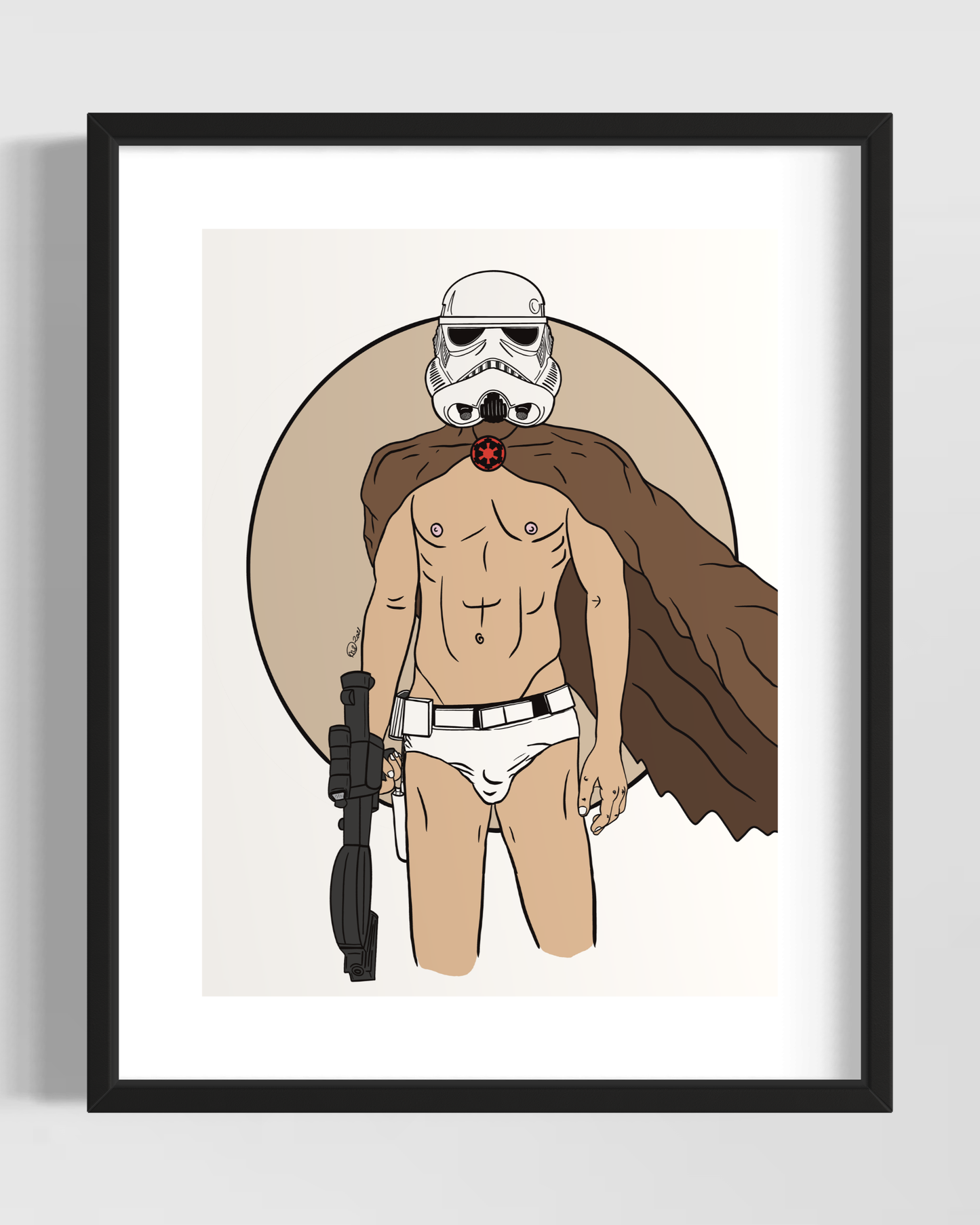 Sexy Trooper - Framed Art