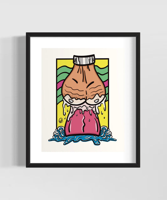 Lickety-Lick - Framed Art