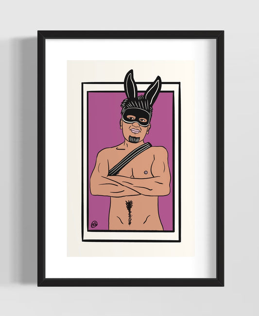 Bad Bunny - Framed Art