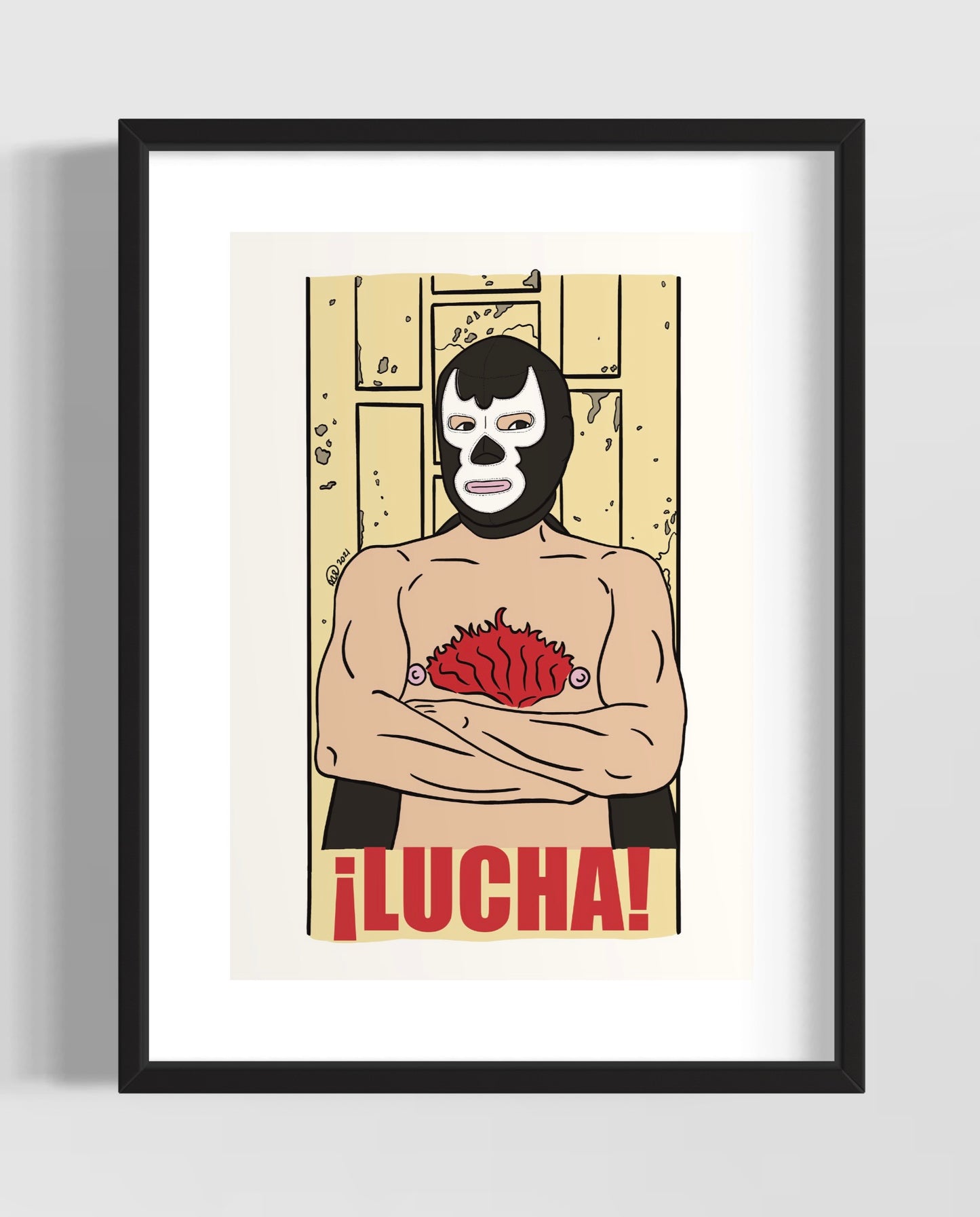 Lucha - Framed Art