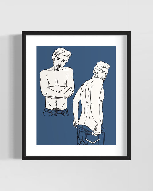 Boy Blue - Framed Art