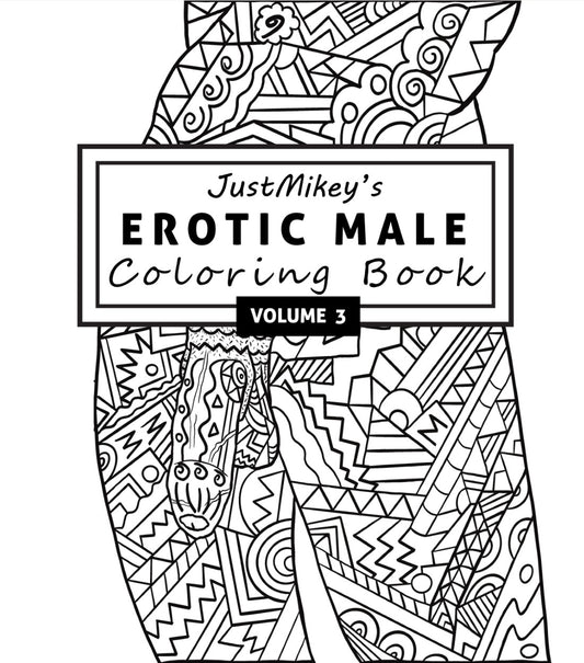 JustMikey's Erotic Male Coloring Book Vol. 3 (Digital)