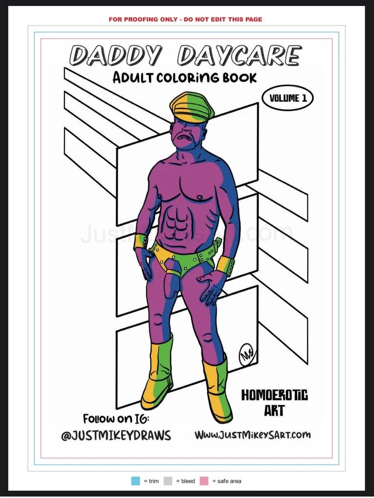 Daddy Daycare Adult Coloring book