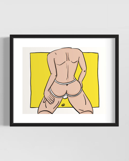 Jock Strapped - Framed Art