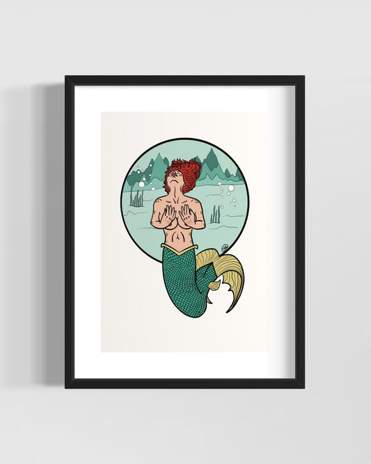 Lady of the Sea - Framed Art